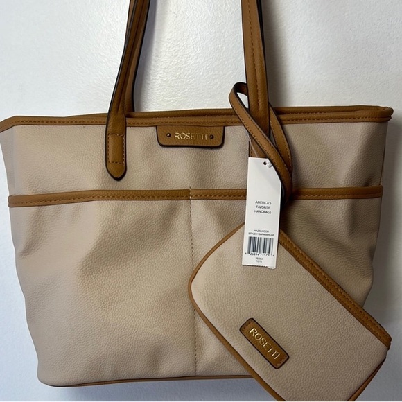 🌹💐💐COACH Teri 2way Shoulder Bag Crossbody Straw/Leather Latte CR350